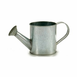 Cache-pot Arrosoir Argenté Zinc 24,5 x 11 x 11 cm (24 Unités)