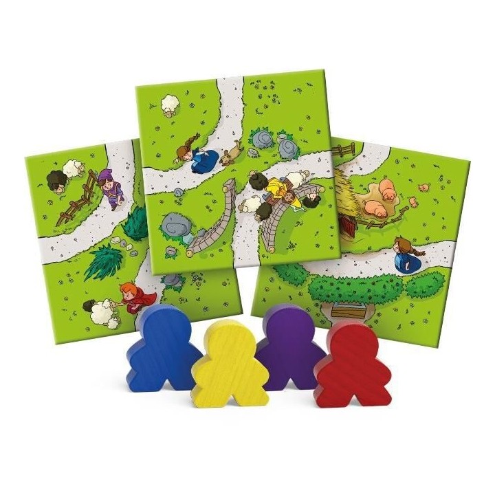 Mon Premier Carcassonne (nouvelle édition) - Asmodee - Jeu de sociét