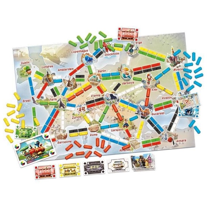 LES AVENTURIERS DU RAIL Mon Premier Voyage - Jeu de société