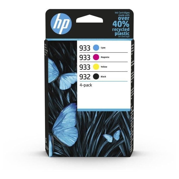 Pack de 4 cartouches d'encre Authentiques Noir, Cyan, Magenta, Jaune 9