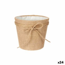 Cache-pot Lien Marron Tissu...