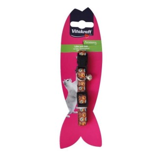 VITAKRAFT Collier sécurité imprimé - Pour chat - Coloris selon arri