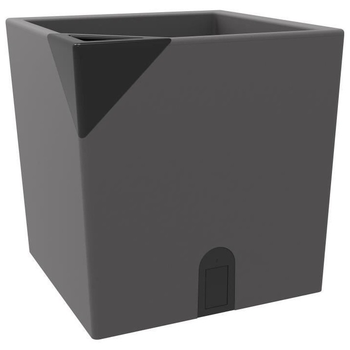 Pot de fleurs carré - EDA Aqualight a réserve d'eau intelligente - 3