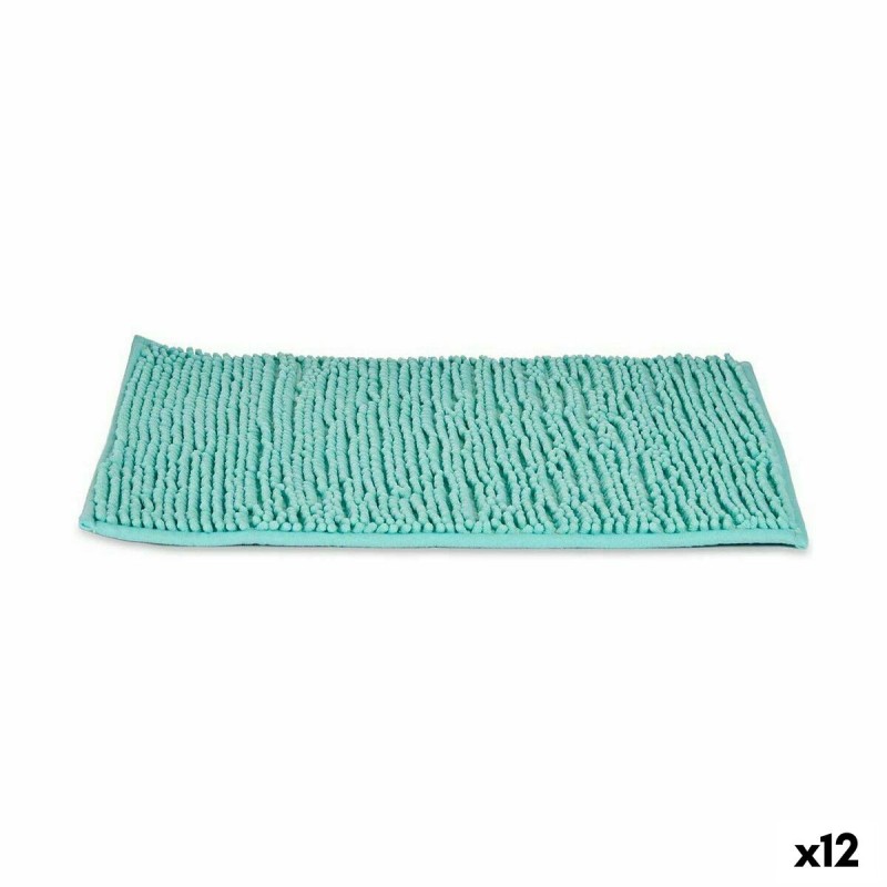 Tapis de bain Turquoise 59 x 40 x 2,5 cm (12 Unités)