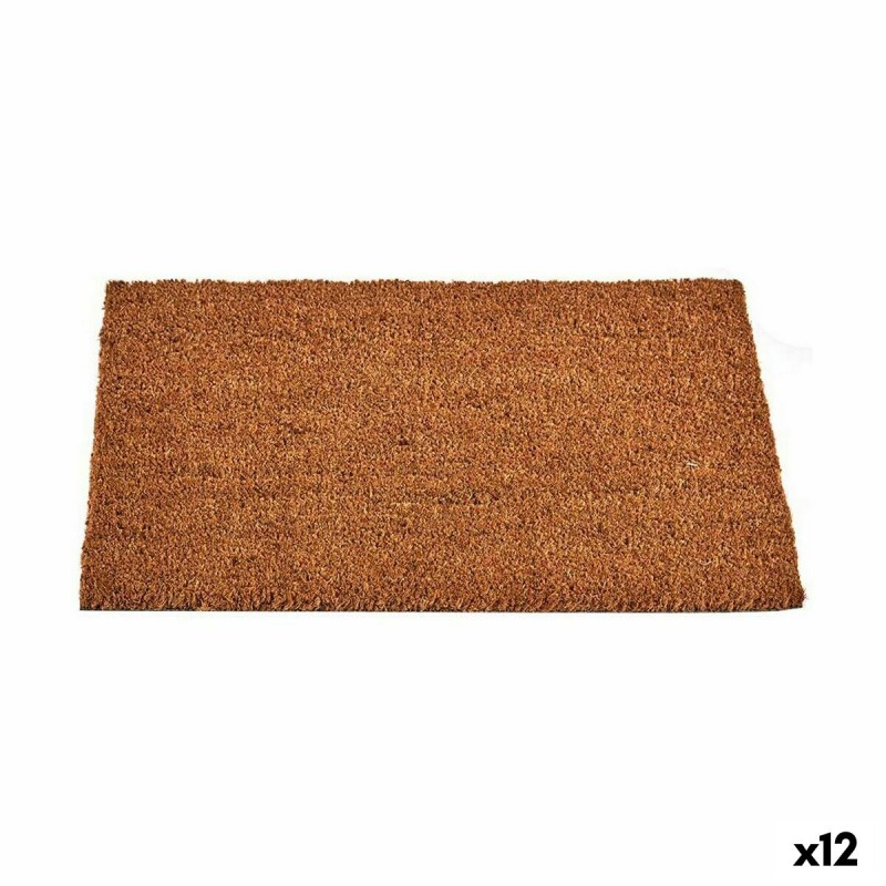 Paillasson Marron Fibres de coco 40 x 1,5 x 60 cm (12 Unités)