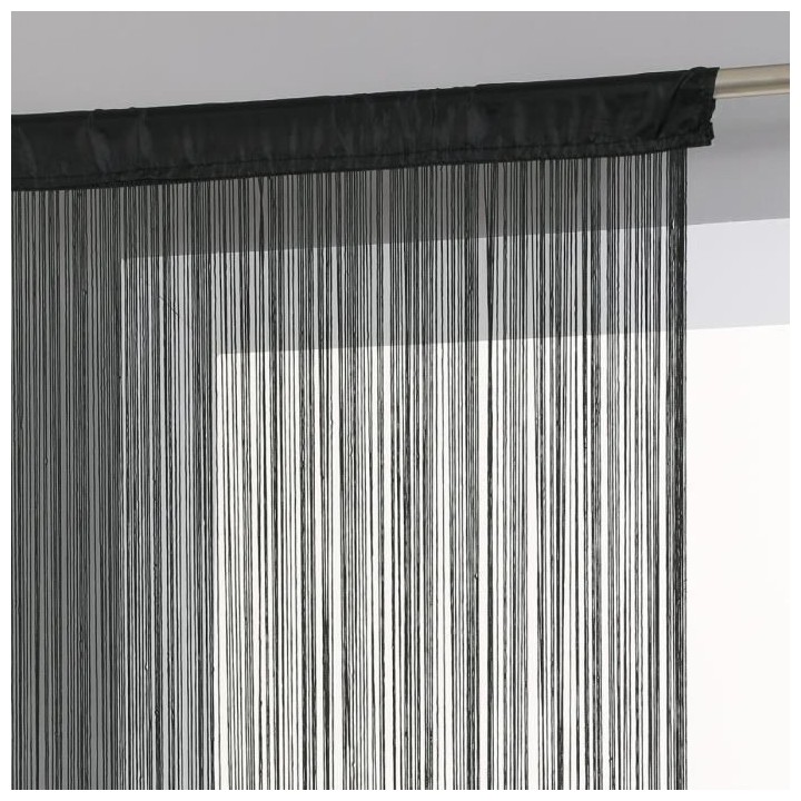 RIDEAU FIL NOIR 90X200