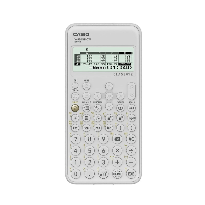 Calculatrice scientifique Casio FX-570SPCW Blanc