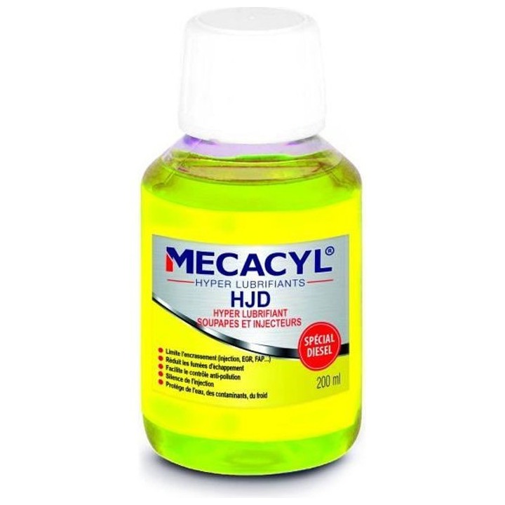 MECACYL HJD Hyper-Lubrifiant - Injection Diesel / Gasoils [5 en 1] - 2