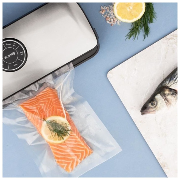 H.KoeNIG SSV24 - Appareil de mise sous vide alimentaire - 20 sacs