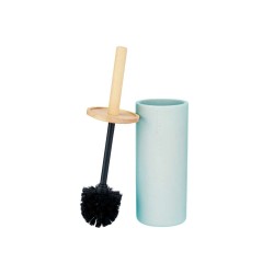 Brosse de salle de wc Bleu Bois Résine 10,2 x 38 x 10,2 cm (4 Unités)