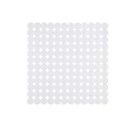 Tapis de Douche Antidérapant Blanc PVC 68 x 36 x 1 cm (6 Unités)