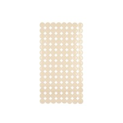 Tapis de Douche Antidérapant Beige PVC 68 x 36 x 1 cm (6 Unités)