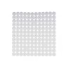 Tapis de Douche Antidérapant Transparent PVC 54 x 54 x 1 cm (6 Unités)