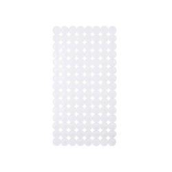 Tapis de Douche Antidérapant Blanc PVC 68 x 1 x 36 cm (6 Unités)