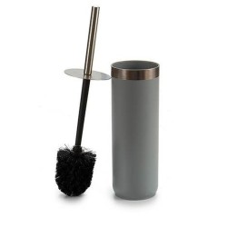 Brosse de salle de wc Noir Gris Plastique 9,5 x 38,5 x 9,5 cm (6 Unités)