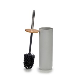 Brosse de salle de wc Marron Noir Gris Bambou polypropylène 9,5 x 39 x 9,5 cm (6 Unités)