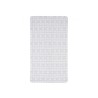 Tapis de Douche Antidérapant Carreaux Transparent PVC 67,7 x 38,5 x 0,7 cm (6 Unités)