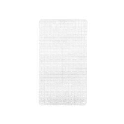 Tapis de Douche Antidérapant Carreaux Blanc PVC 67,7 x 38,5 x 0,7 cm (6 Unités)