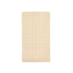 Tapis de Douche Antidérapant Carreaux Beige PVC 67,7 x 38,5 x 0,7 cm (6 Unités)