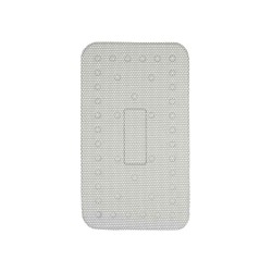 Tapis de Douche Antidérapant Gris PVC 69,3 x 40 x 1 cm (6 Unités)