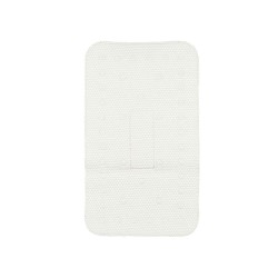 Tapis de Douche Antidérapant Blanc PVC 69,3 x 40 x 1 cm (6 Unités)