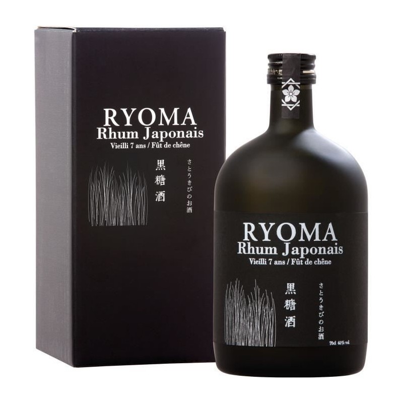 Rhum Ryoma - Rhum vieux - Japon - 40%vol - 70cl sous étui