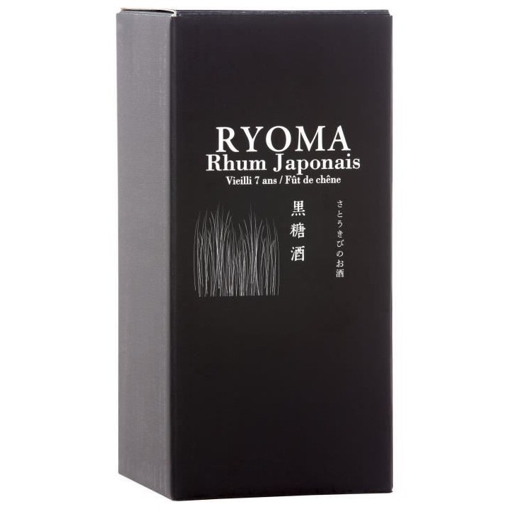 Rhum Ryoma - Rhum vieux - Japon - 40%vol - 70cl sous étui