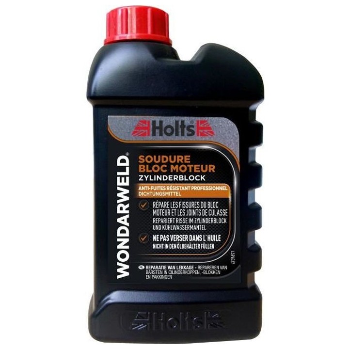Soudure bloc moteur sur fonte, acier et alu - 250 ml