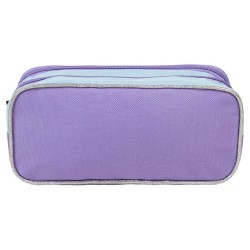 Trousse Fourre-Tout Double Frozen Lila 22,5 x 8 x 10 cm