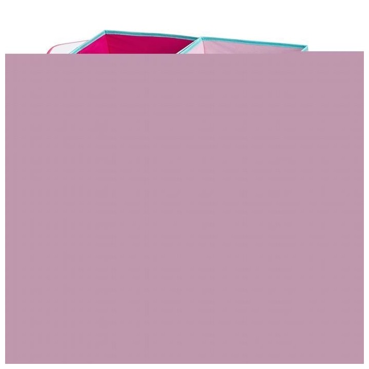 Fleurs et Oiseaux - Meuble de rangement pour chambre d'enfant avec 6 b