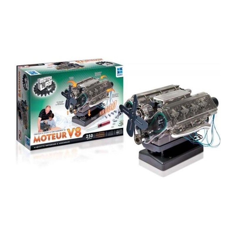 MEGABLEU - Motor LAB - Moteur a Combustion V8