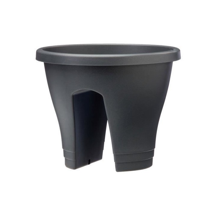 ELHO Bac de balcon Corsica Flower Bridge 30 - Gris anthracite - Extér