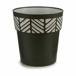 Pot auto-arrosant Stefanplast Orfeo Anthracite Plastique 29 x 29 x 29 cm (6 Unités)