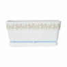 Jardinière auto-arrosante Stefanplast Gaia Blanc Plastique 13,3 x 12,3 x 29,3 cm (12 Unités)