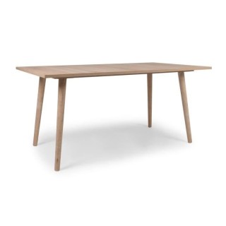 Table a manger pour 6 personnes - Décor chene sonoma - BALI - L 160 x