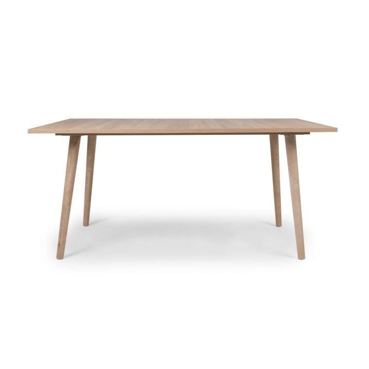 Table a manger pour 6 personnes - Décor chene sonoma - BALI - L 160 x