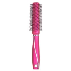 Brosse Cheveux bouclés Fuchsia Silicone Plastique (24 Unités)