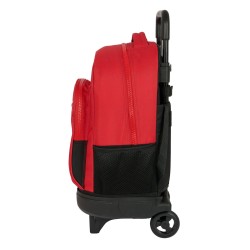 Cartable à roulettes Sevilla Fútbol Club Noir Rouge 33 X 45 X 22 cm