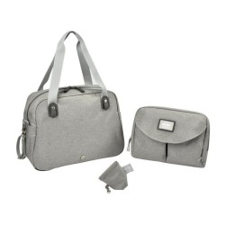 Béaba Les Sorties Sac a Langer Geneve II Gris Chiné