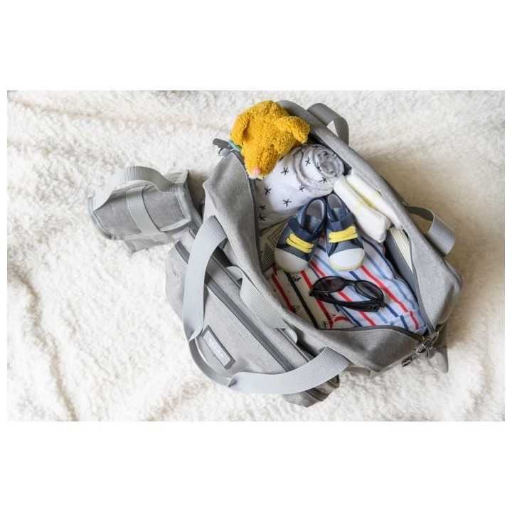Béaba Les Sorties Sac a Langer Geneve II Gris Chiné