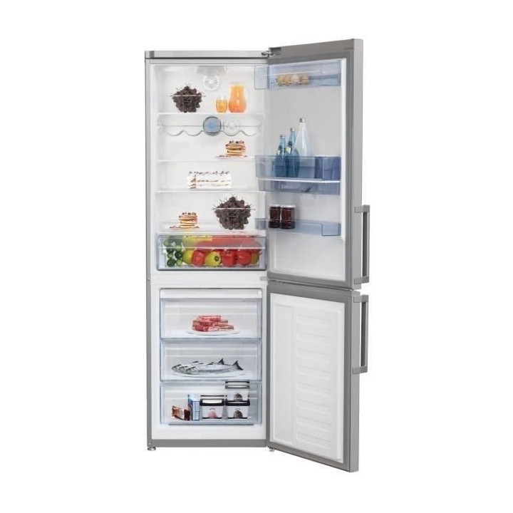 BEKO - CRCSA295K31DSN - Réfrigérateur congélateur bas - 295 L (205+