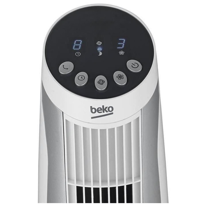 Ventilateur colonne BEKO EFW6000WS - 45 W - 3 niveaux de vitesse, sile