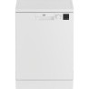 Lave-vaisselle pose libre BEKO LVV4729W - 14 couverts - L60cm - 47 dB - Cuve inox - Blanc