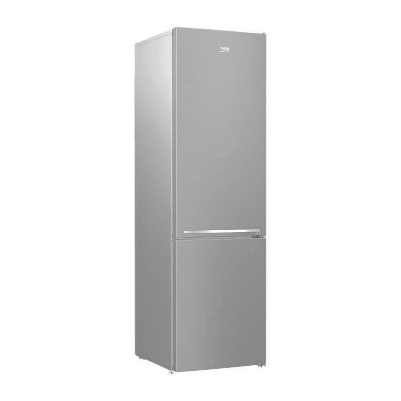 BEKO - RCSA406K40SN - Réfrigérateur combiné - Pose libre - 386 L (266+120) - Froid statique - 202x59,5x67 cm - Gris acier