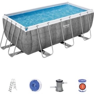 Kit Piscine hors sol tubulaire BESTWAY - Power Steel™ - 412 x 201 x