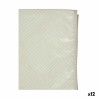 Nappe Caoutchouc Beige Losanges 140 x 180 cm (12 Unités)