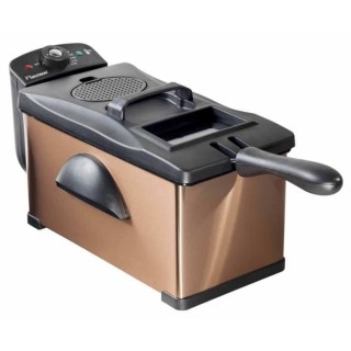 Bestron Friteuse avec zone froide AF370CO Cuivre 3,5 L 2000 W