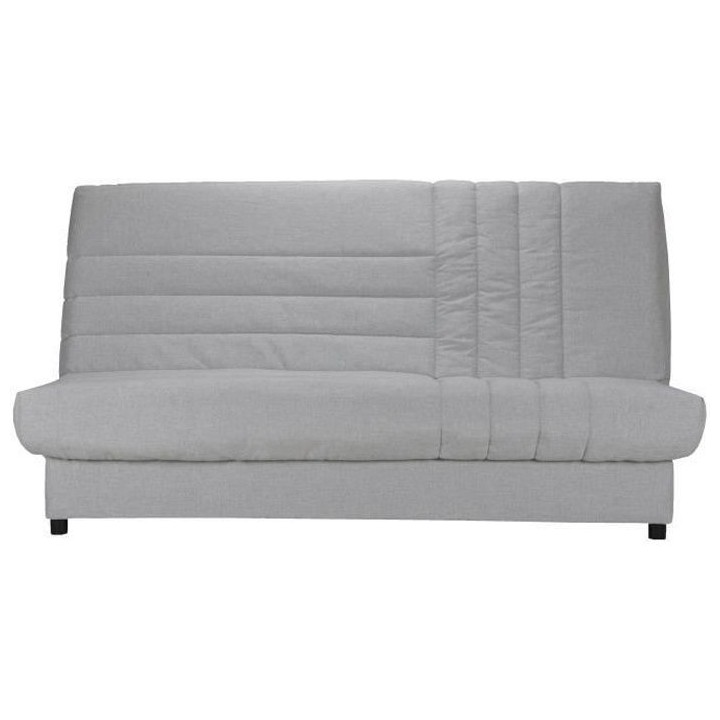 COMFORT BULTEX Clic clac 3 places - Tissu gris - Made in France - L 19