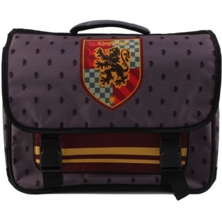 HARRY POTTER Cartable 38 cm 2 Compartiments + 1 poche Rouge Bordeaux E