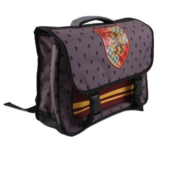 HARRY POTTER Cartable 38 cm 2 Compartiments + 1 poche Rouge Bordeaux E